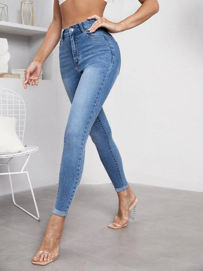 Essnce High Waist Skinny Jeans