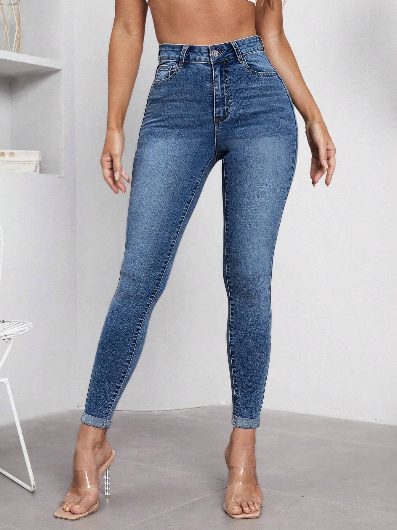 Essnce High Waist Skinny Jeans