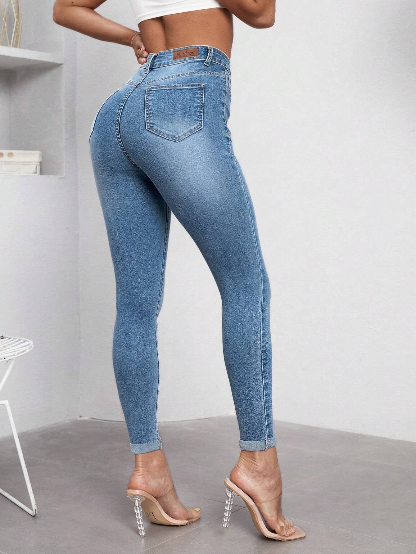 Essnce High Waist Skinny Jeans